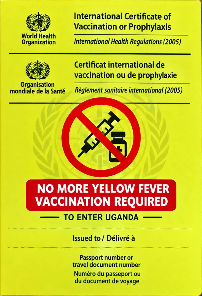 No Yellow Fever Cards
